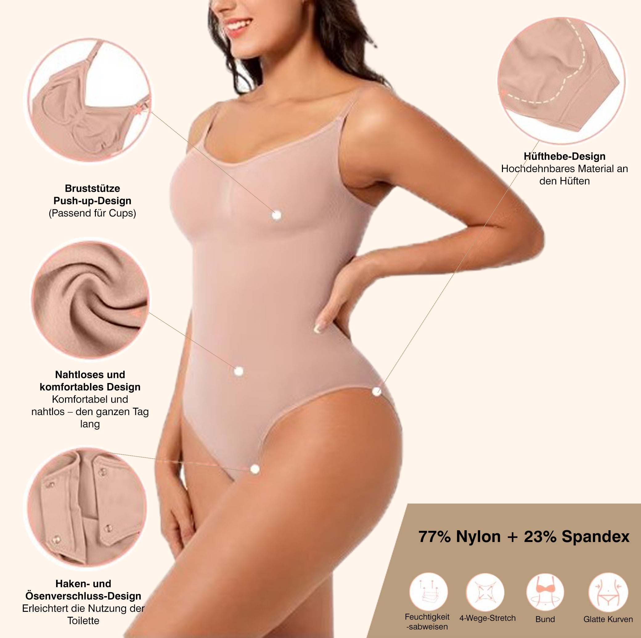 FIORAH® Bodysuit Sculping Shapewear (SLIP)