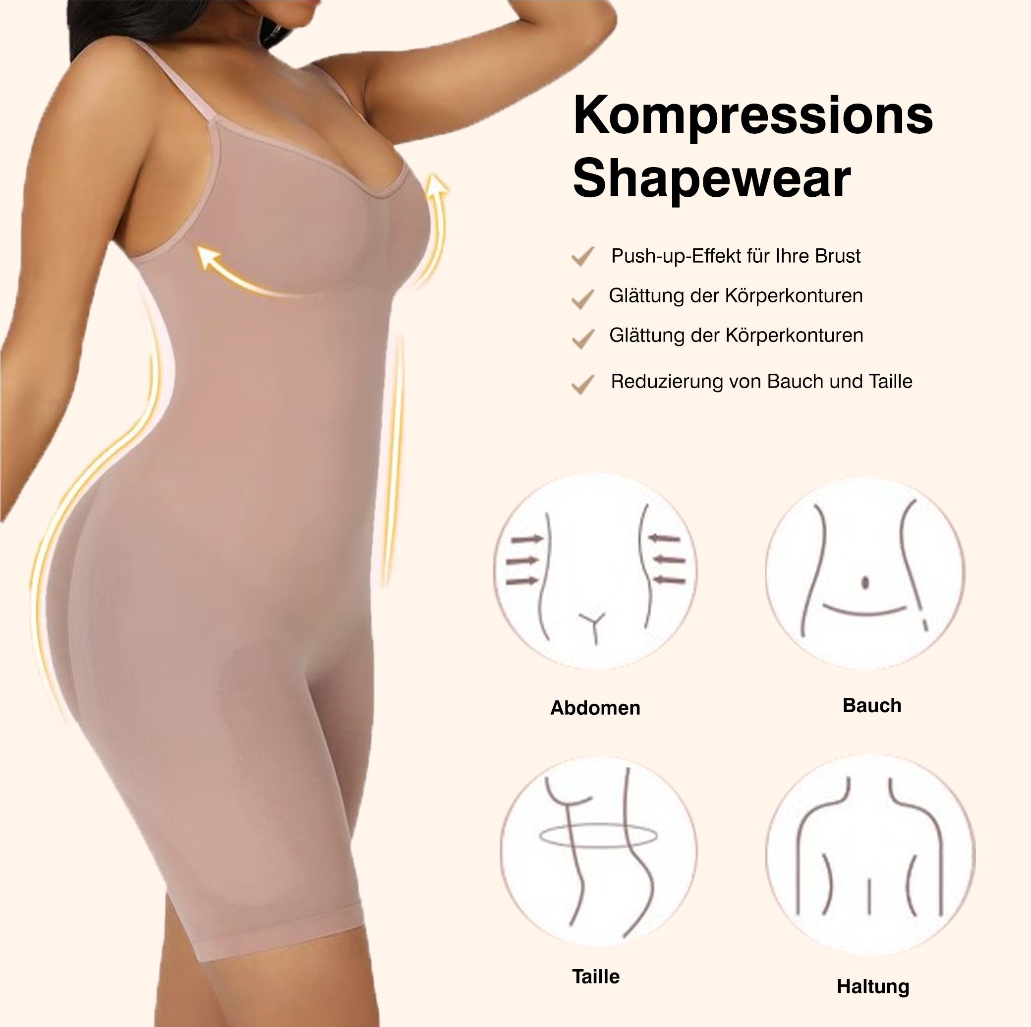 FIORAH® Bodysuit Sculping Shapewear (HOSE)