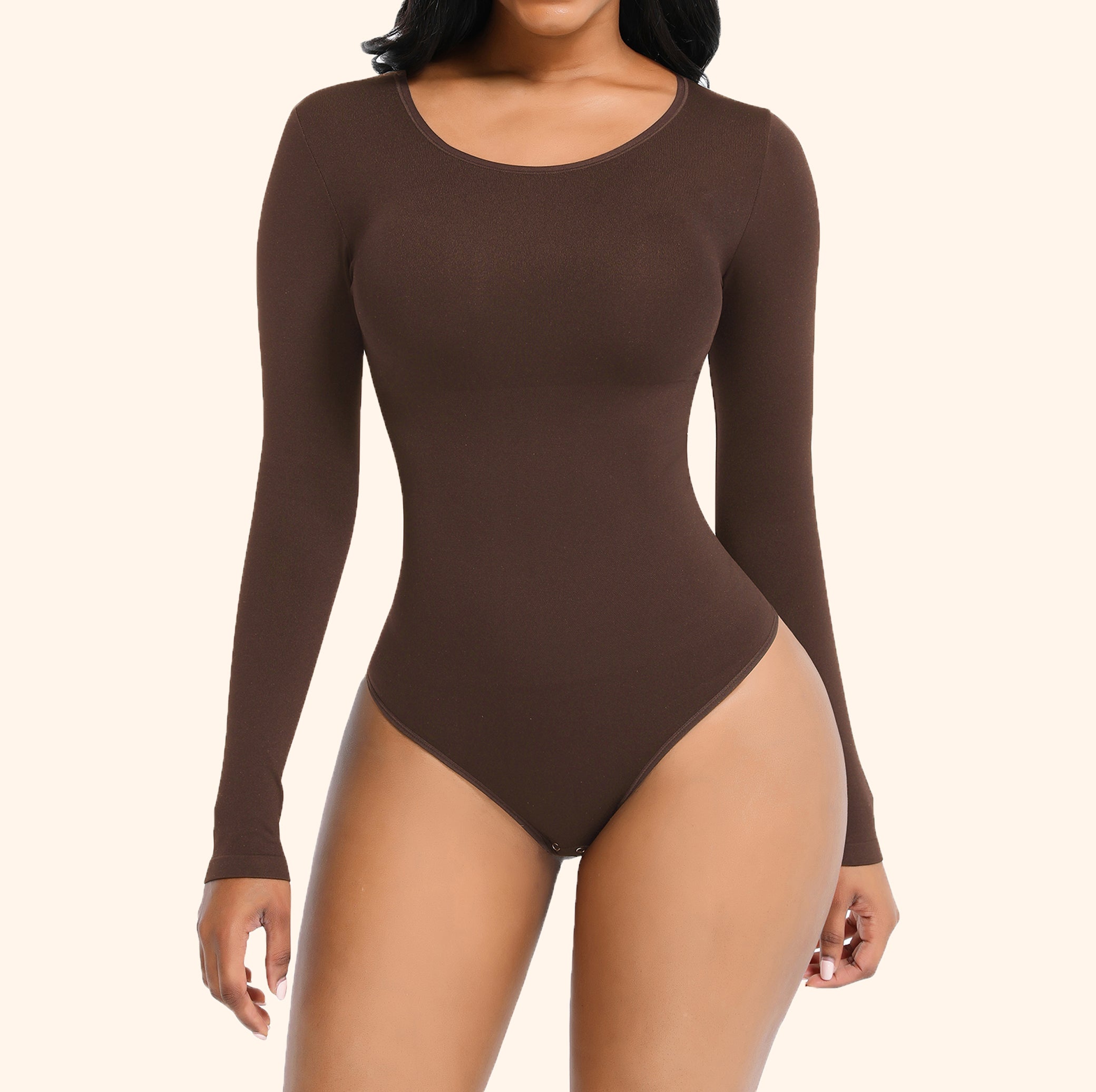 FIORAH® Bodysuit Sculping Shapewear  Longsleeve (STRING)